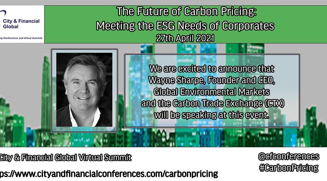The Future of Carbon Pricing – Meeting the ESG Needs of Corporates